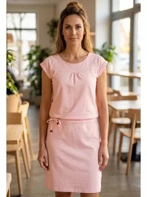 Rochie SAM 73 PERLA WZ 861 ROZ DESCHIS