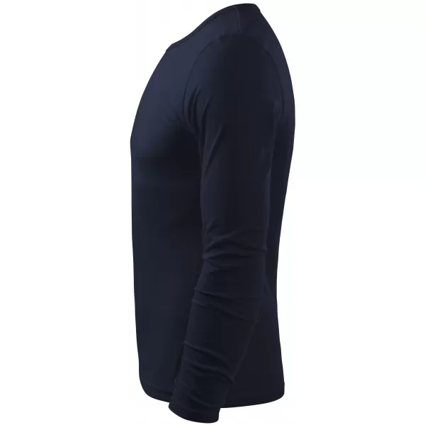  Tricou pentru bărbați cu mâneci lungi ALTISPORT NoPrint NP/ALM911 ALBASTRU MARIN 