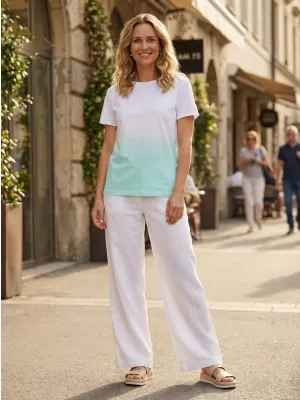 Tricou pentru femei SAM 73 DOLORES WT 906 MENTĂ