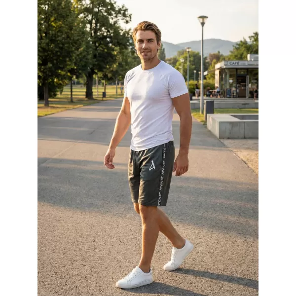  Pantaloni scurți funcționali premium pentru bărbați ALTISPORT VOJ/ALM021KRA01 GRI 
