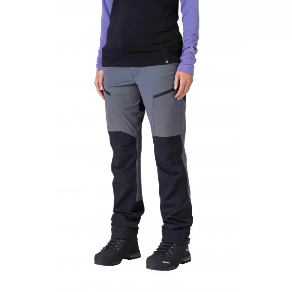  Pantaloni de dama HANNAH TORGA CU DUNGI GRI/ANTRACIT 