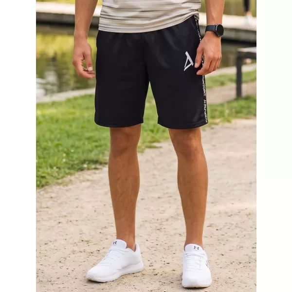  Pantaloni scurți funcționali premium pentru bărbați ALTISPORT VOJ/ALM021KRA01 NEGRU 