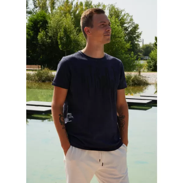  Tricou pentru bărbați ALTISPORT CARLSON ALBASTRU INCHIS 