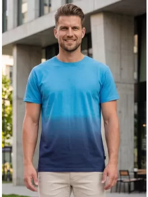 Tricou pentru bărbați SAM 73 VITO MT 833 ALBASTRU STRĂLUCITOR