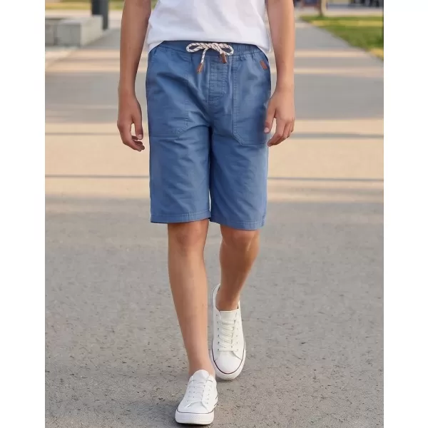  Pantaloni scurți pentru băieți SAM 73 FALKO KS 511 ALBASTRU MEDIU 