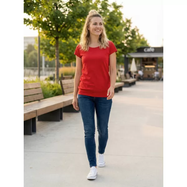  Tricou pentru femei ALTISPORT NoPrint NP/ALW021 ROȘU 