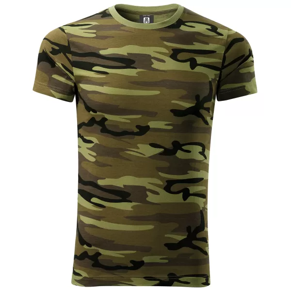  Tricou pentru bărbați ALTISPORT NoPrint NP/ALM441 VERDE DE CAMUFLAJ 