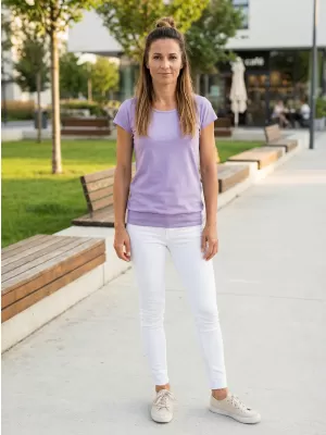 Tricou pentru femei ALTISPORT NoPrint NP/ALW021 LAVANDĂ