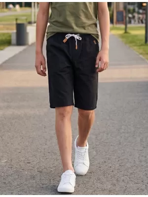 Pantaloni scurți pentru băieți SAM 73 FALKO KS 511 NEGRU