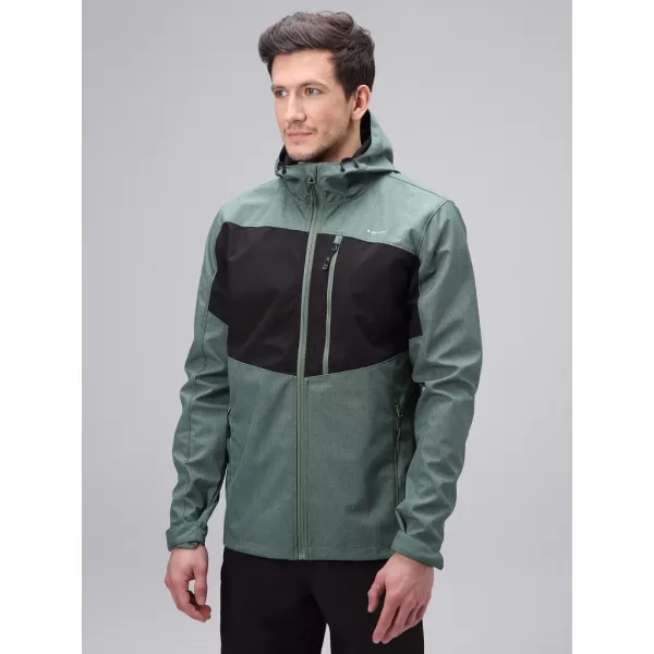  Jachetă softshell pentru bărbați LOAP LADAN SFM2401 VERDE 