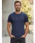 Tricou pentru bărbați KIXMI SALEM ALBASTRU INCHIS
