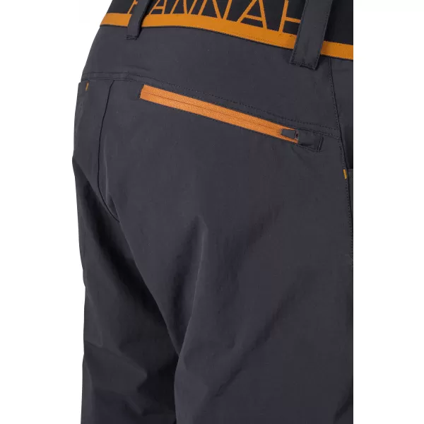  Pantaloni scurți pentru bărbați HANNAH NAIRI II ANTRACIT/PORTOCALIU 
