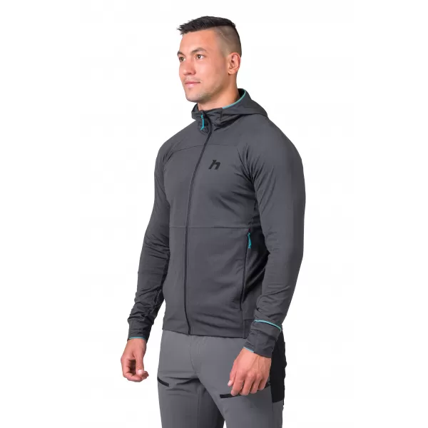  Hanorac pentru bărbați HANNAH ETHAN HOODY ANTRACIT MEL 