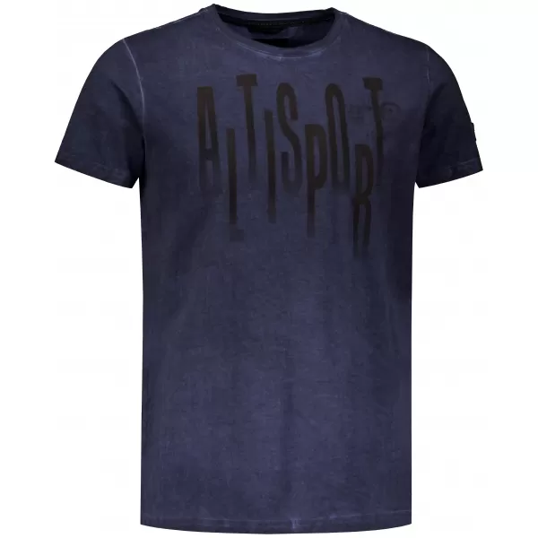  Tricou pentru bărbați ALTISPORT CARLSON ALBASTRU INCHIS 