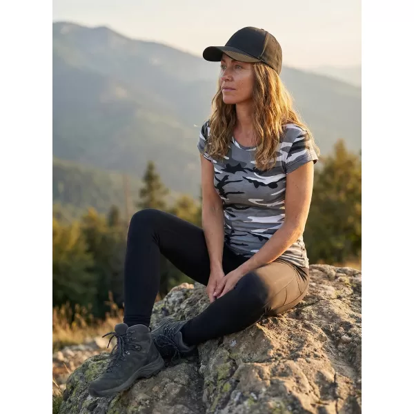  Tricou pentru femei ALTISPORT NoPrint NP/ALW22C GRI CAMUFLAJ 