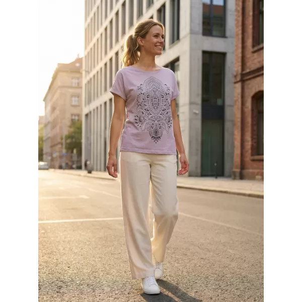  Tricou pentru femei SAM 73 NAZARENA WT 917 LAVANDĂ 