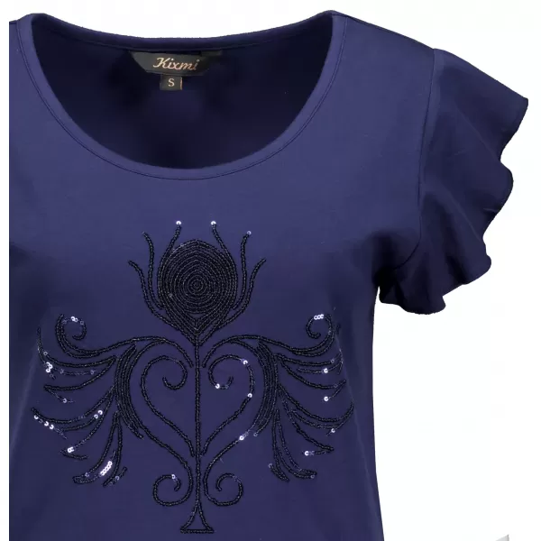  Tricou pentru femei KIXMI SAMMI ALBASTRU ÎNCHIS 