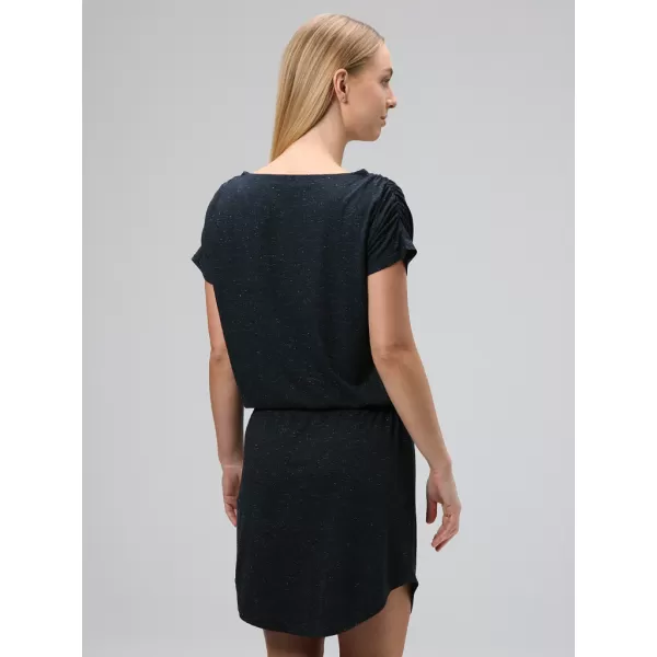  Rochie LOAP BUGATELA CLW2477 ALBASTRU ÎNCHIS 