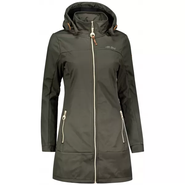  Palton softshell dama ALTISPORT CIARA KAKI 