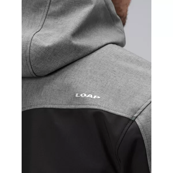  Jachetă softshell pentru bărbați LOAP LADAN SFM2401 GRI 