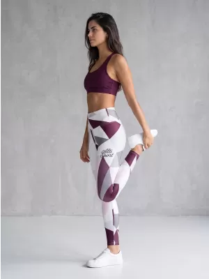 Jambiere lungi premium de damă ALTISPORT VOJ/ALW007LEG01 ALB