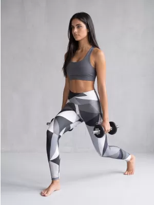 Jambiere lungi premium de damă ALTISPORT VOJ/ALW007LEG01 GRI