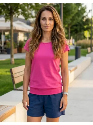 Tricou pentru femei ALTISPORT NoPrint NP/ALW021 VIOLET