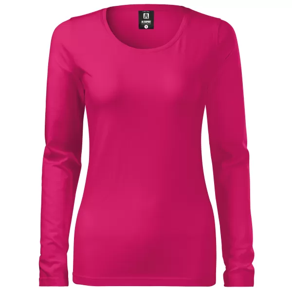  Tricou de damă cu mâneci lungi ALTISPORT NoPrint NP/ALW931 ZMEURĂ 