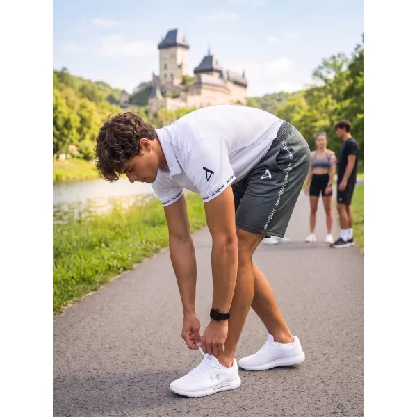  Pantaloni scurți funcționali premium pentru bărbați ALTISPORT VOJ/ALM021KRA01 GRI 