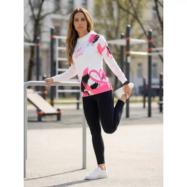  Hanorac funcțional premium pentru femei ALTISPORT VOJ/ALW027MI01 ALB 