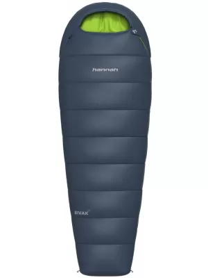 Sac de dormit HANNAH BIVAK 240 BLEUMARIN LA MIEZUL NOPȚII/VERDE LIME II
