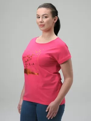 Tricou pentru femei LOAP BAZALA CLW2440 ROZ
