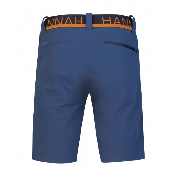  Pantaloni scurți pentru bărbați HANNAH NAIRI II MIEZUL NOPȚII BLEUMARIN/PORTOCALIU 