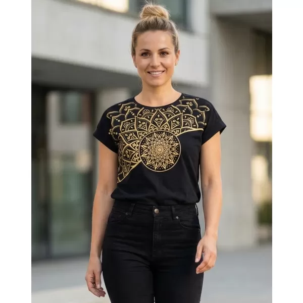  Tricou pentru femei SAM 73 MILAGROS WT 911 NEGRU 