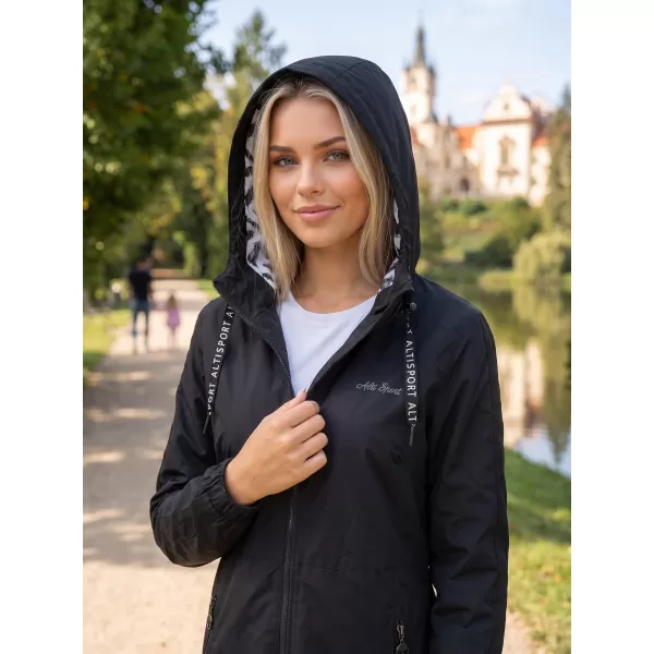  Geaca de dama ALTISPORT CHELSIE NEGRU 