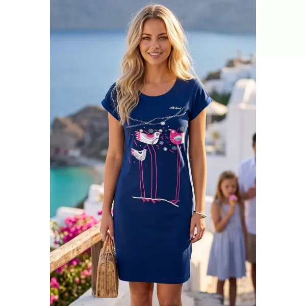  Rochie ALTISPORT ALW043178 ALBASTRU MIEZUL NOPȚII 