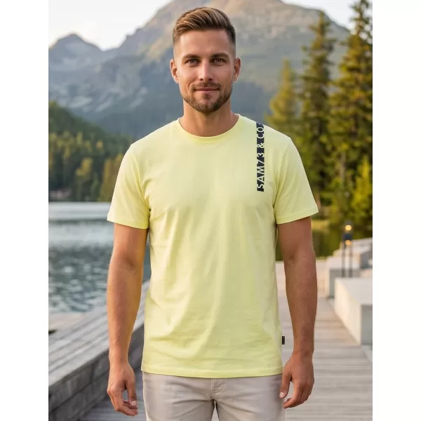  Tricou pentru bărbați SAM 73 FABIO MT 842 GALBEN DESCHIS 