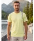 Tricou pentru bărbați SAM 73 FABIO MT 842 GALBEN DESCHIS