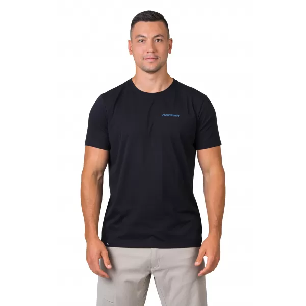  Tricou pentru bărbați HANNAH RAVI ANTRACIT/ALB 