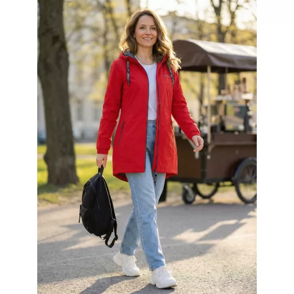  Geaca de dama ALTISPORT CHELSIE ROȘU 