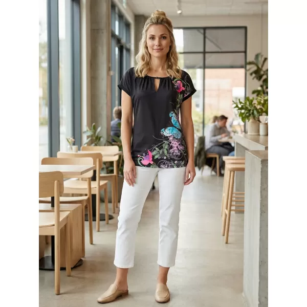  Tricou pentru femei ALTISPORT CARINE NEGRU 