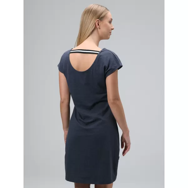  Rochie LOAP AUDANA CLW2436 ALBASTRU ÎNCHIS 