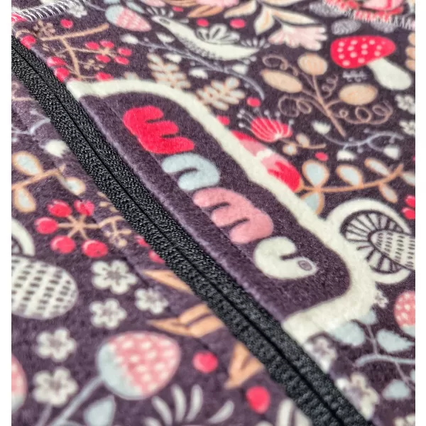  Hanorac fleece pentru copii WAMU SOVA VIOLET 