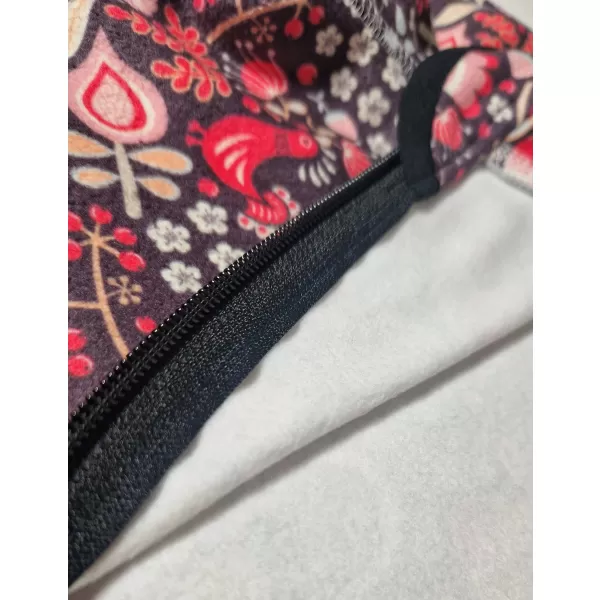  Hanorac fleece pentru copii WAMU SOVA VIOLET 