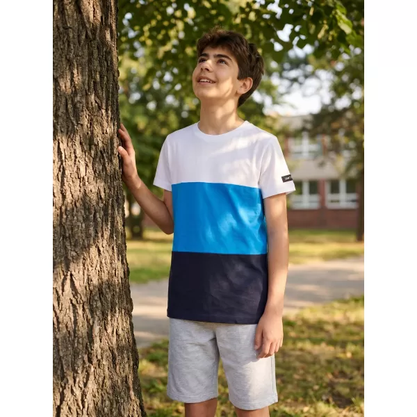  Tricou băieți SAM 73 JABBA KT 520 ALBASTRU STRĂLUCITOR 
