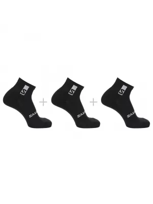 Șosete SALOMON EVERYDAY ANKLE 3-PACK LC2086600 NEGRU/NEGRU/NEGRU