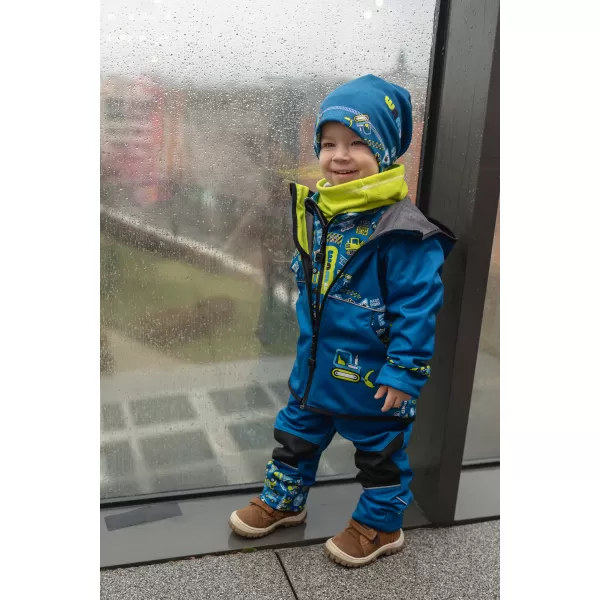  Hanorac fleece pentru copii WAMU BAGR ALBASTRU 