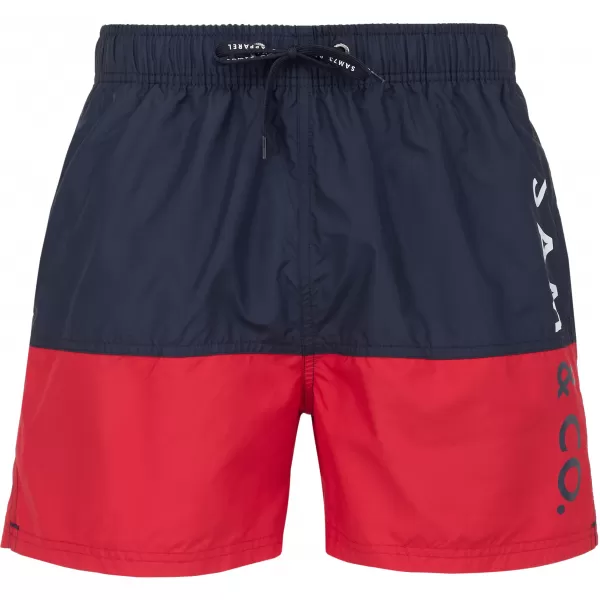  Pantaloni scurți de înot pentru bărbați SAM 73 EDUARDO MS 818 ROŞU 