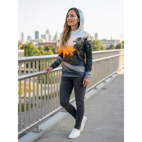 Hanorac funcțional premium pentru femei ALTISPORT VOJ/ALW030MI01 ALBASTRU 