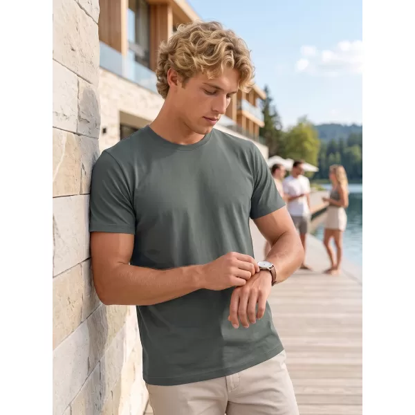  Tricou pentru bărbați ALTISPORT NoPrint NP/ALM921 ARDEZIE ÎNTUNECATĂ 